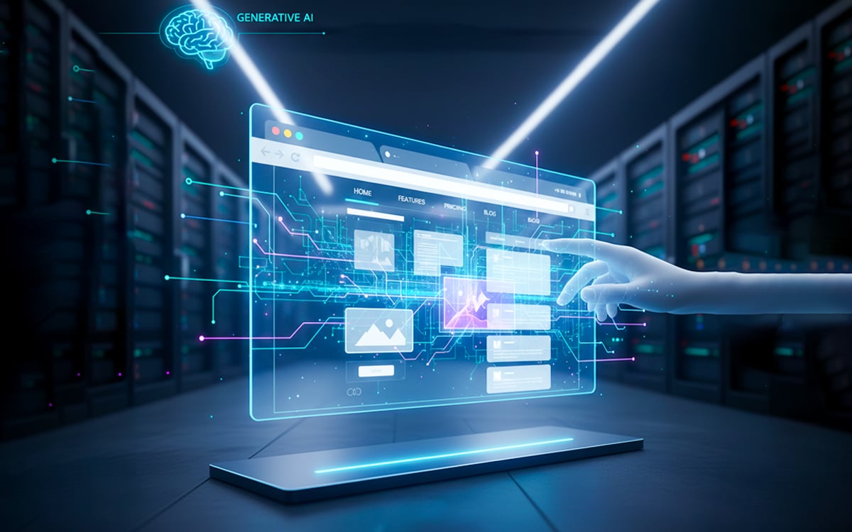 AI IN UI/UX: how generative AI is reshaping the web design for 2025